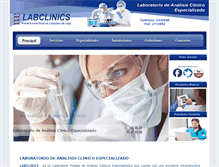 Tablet Screenshot of labclinics.net